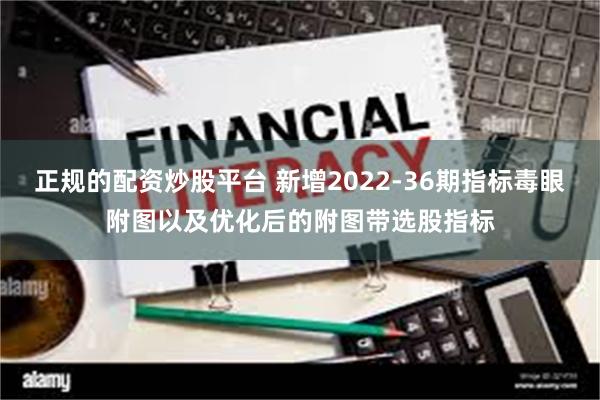 正规的配资炒股平台 新增2022-36期指标毒眼附图以及优化后的附图带选股指标