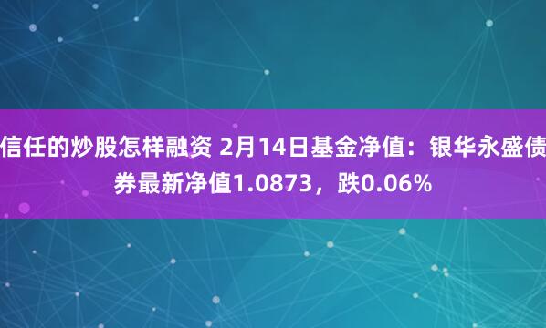 信任的炒股怎样融资 2月14日基金净值：银华永盛债券最新净值1.0873，跌0.06%