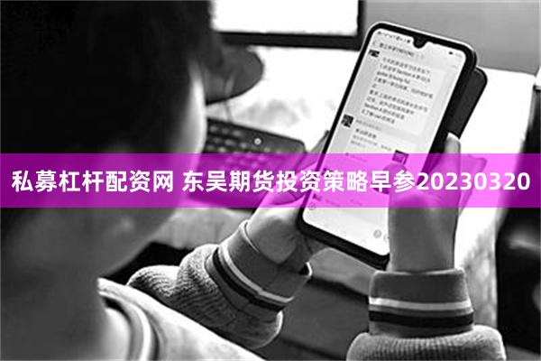 私募杠杆配资网 东吴期货投资策略早参20230320